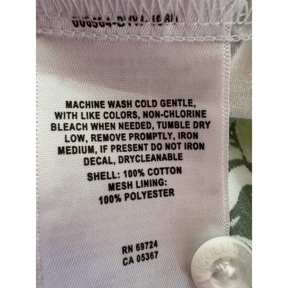 Columbia PFG Perform Gear Vented XXL White w/ Green Marlin Swordfish Men’s Shirt - Picture 8 of 8